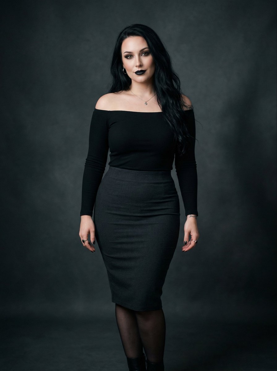 Black on Black Sultry Portrait