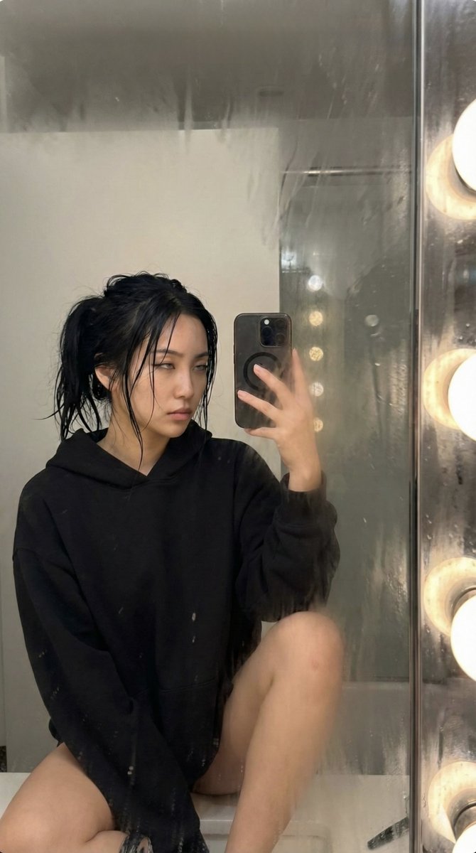 Steamy Mirror Selfie Prompt
