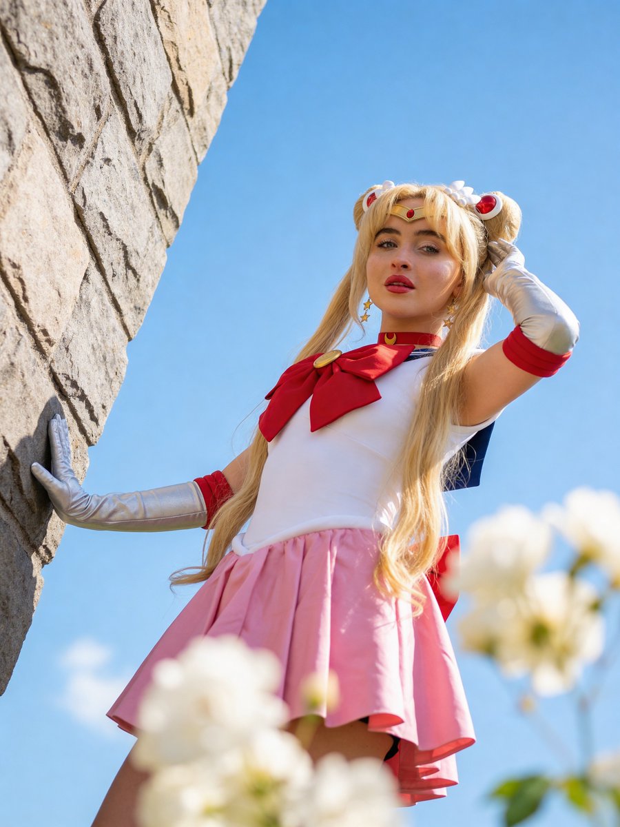 Nano Banana Pro Prompt for Sabrina Carpenter Magical Girl Cosplay