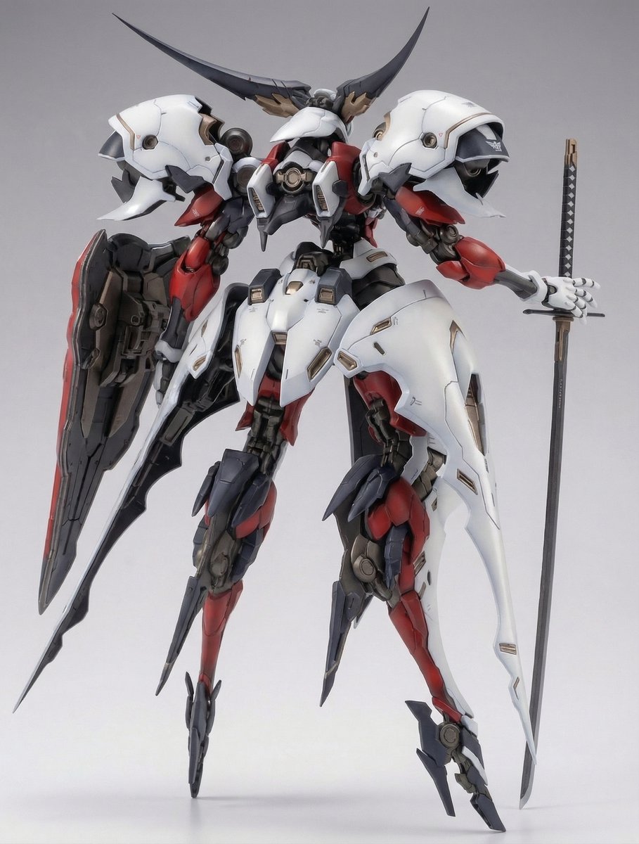 Full Armor Mecha Girl Figure Concept for Nano Banana Pro