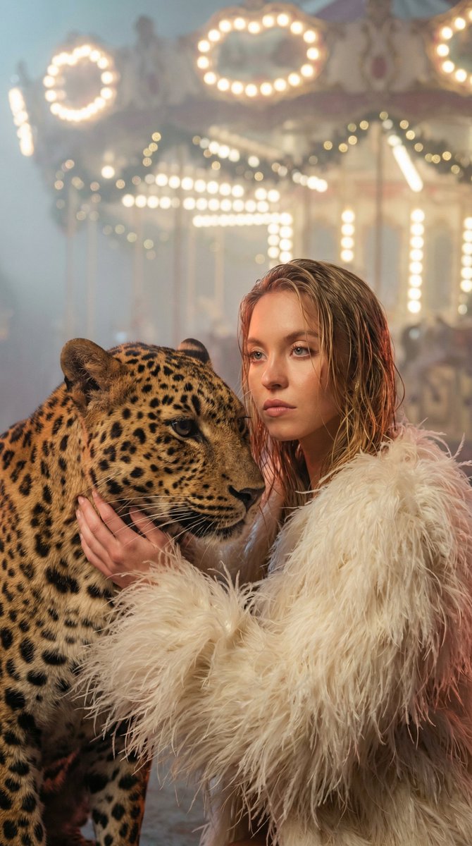 Cinematic Portrait Prompt with Leopard Interaction for Nano Banana Pro