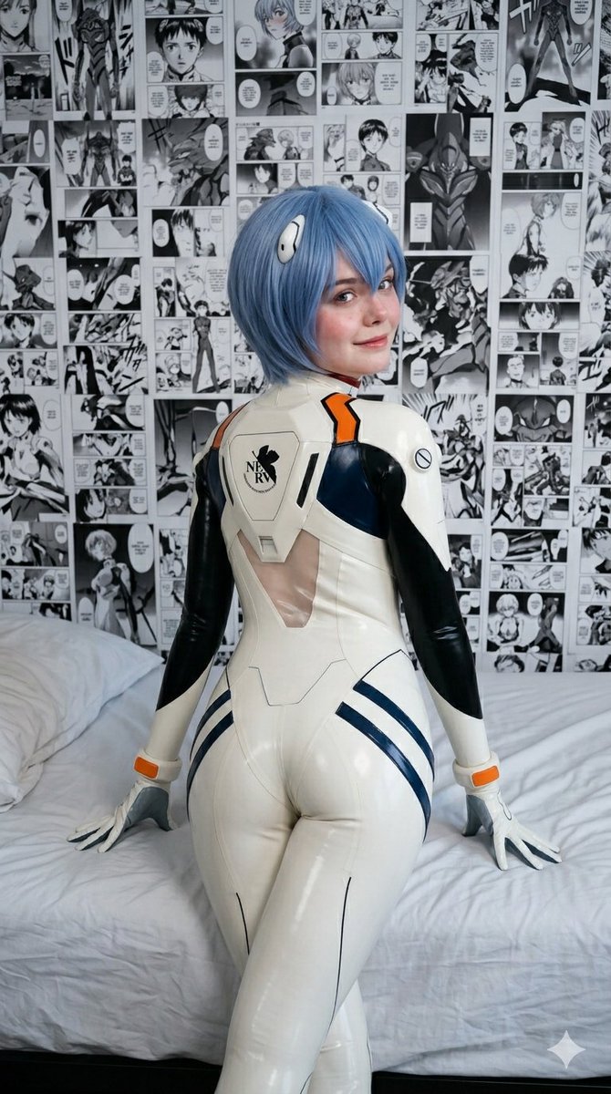 Elle Fanning as Rei Ayanami Cosplay