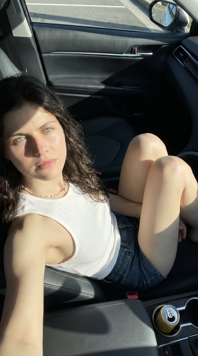 Candid Summer Car Interior Portrait