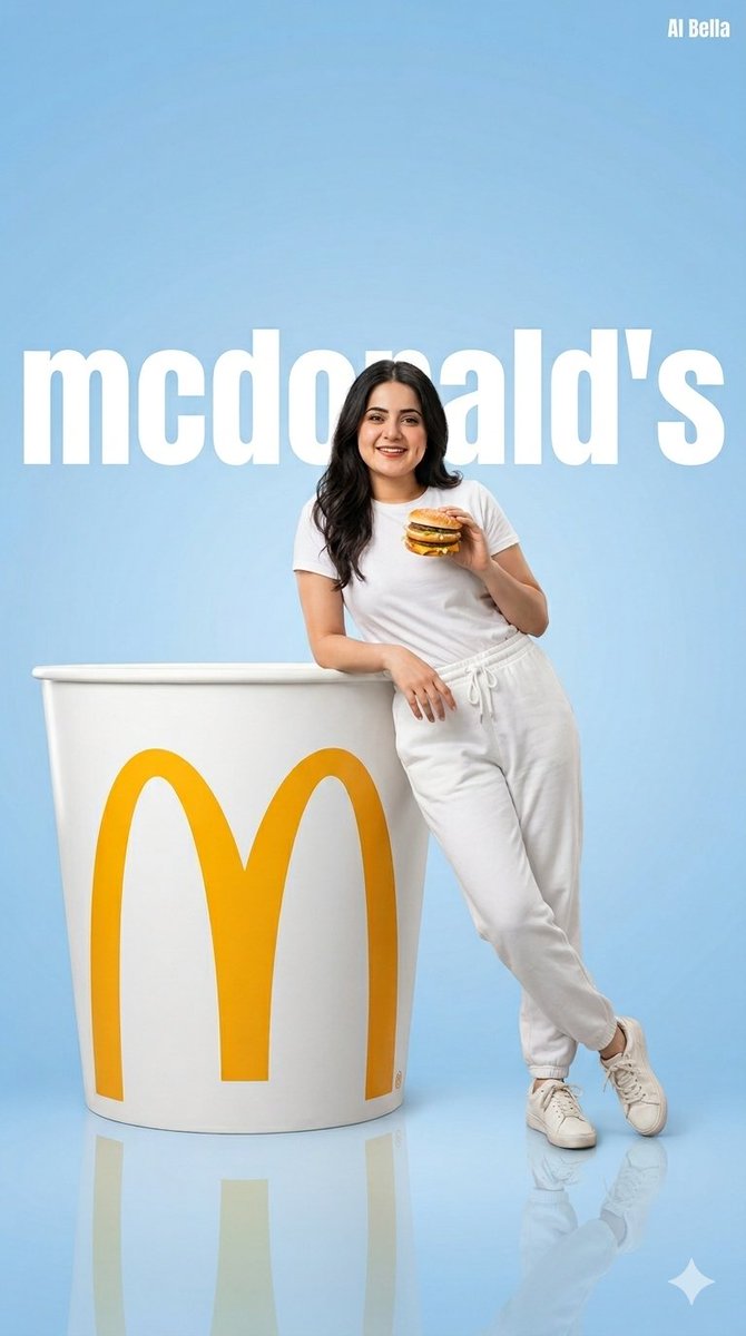 Minimalist McDonald's Fashion Ad