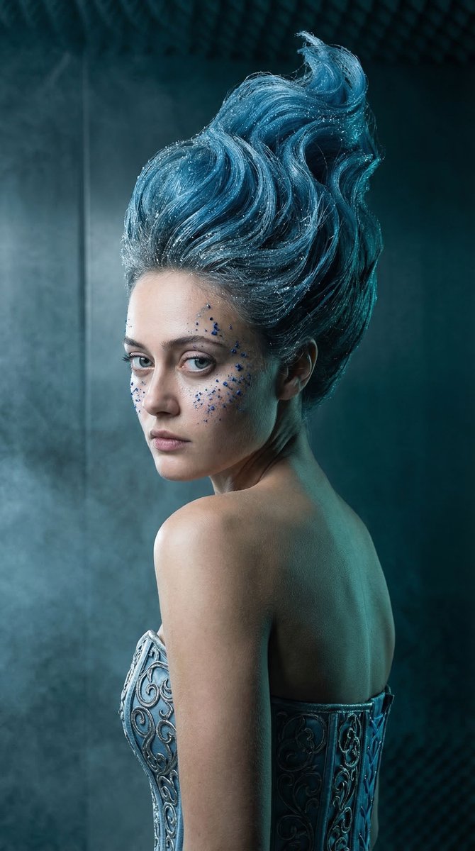Cryogenic Surreal Editorial Portrait