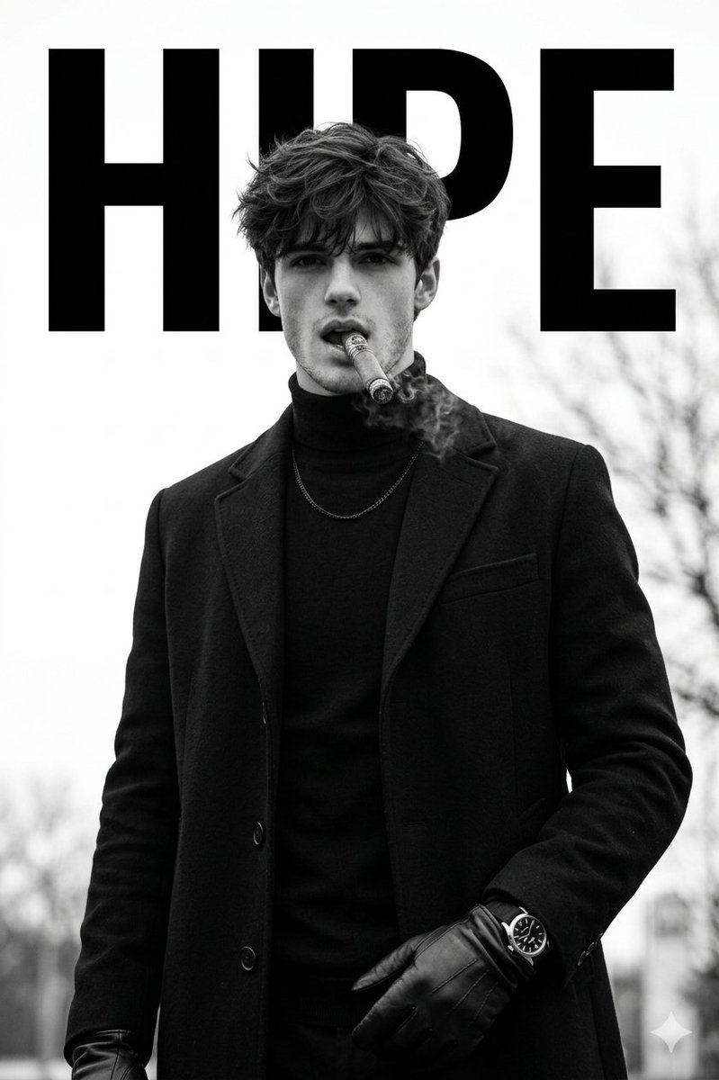 Luxury Monochrome Male Fashion Portrait