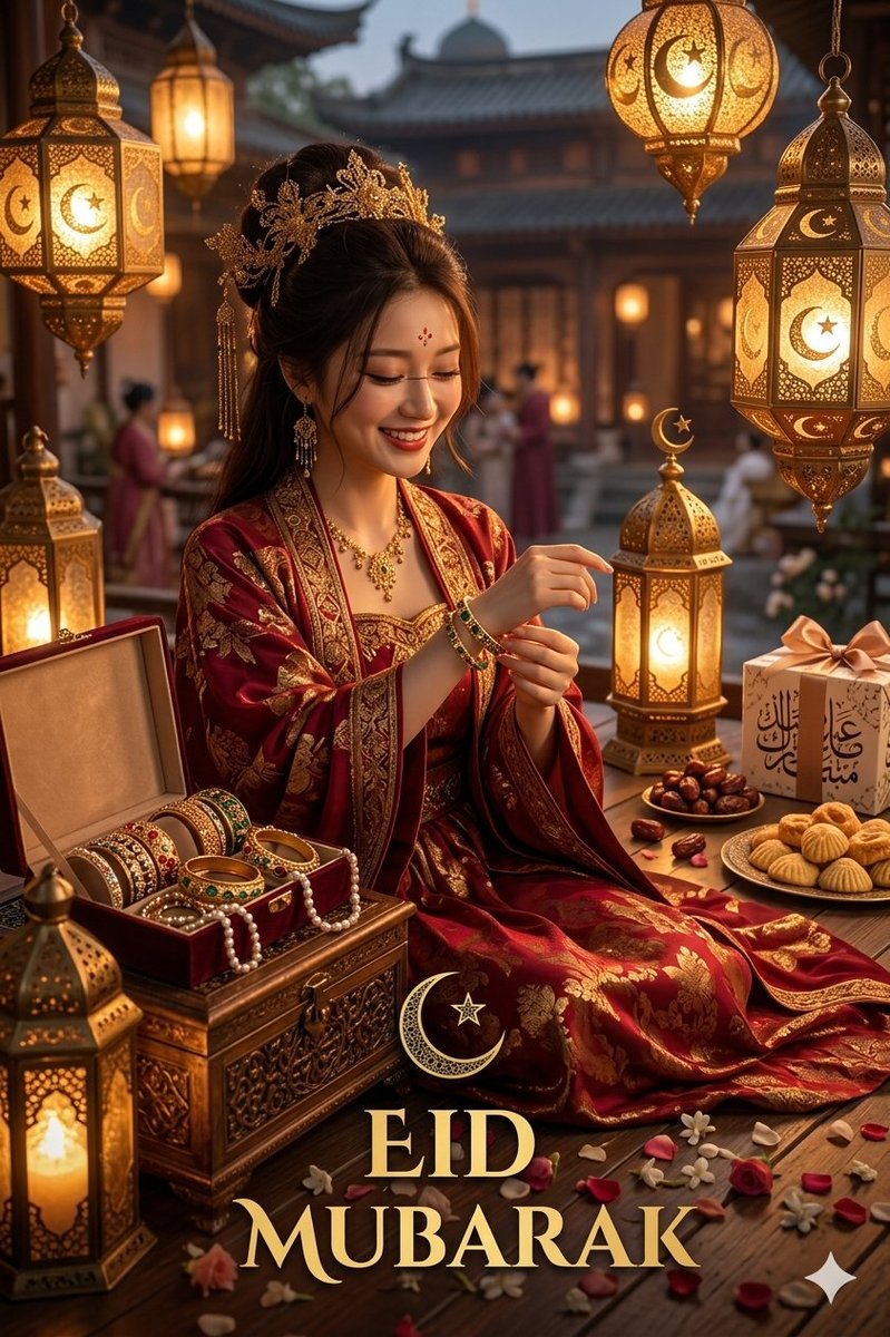 Eid Mubarak Traditional Portrait