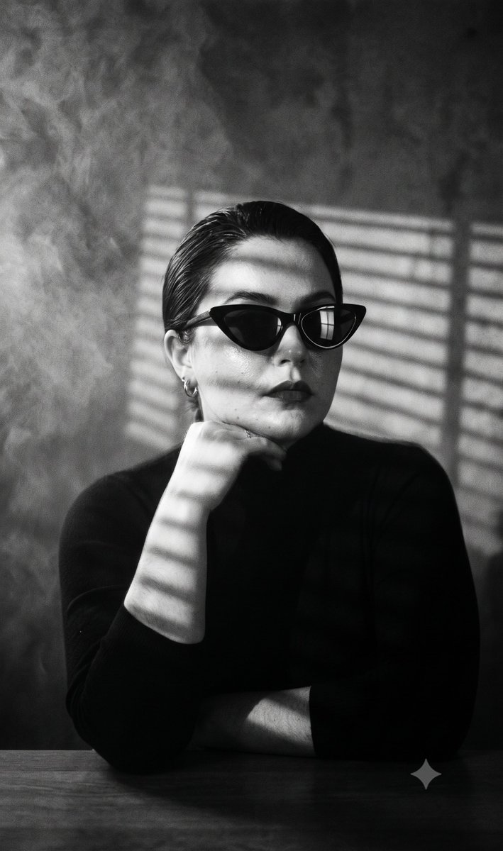 1940s Film Noir Portrait