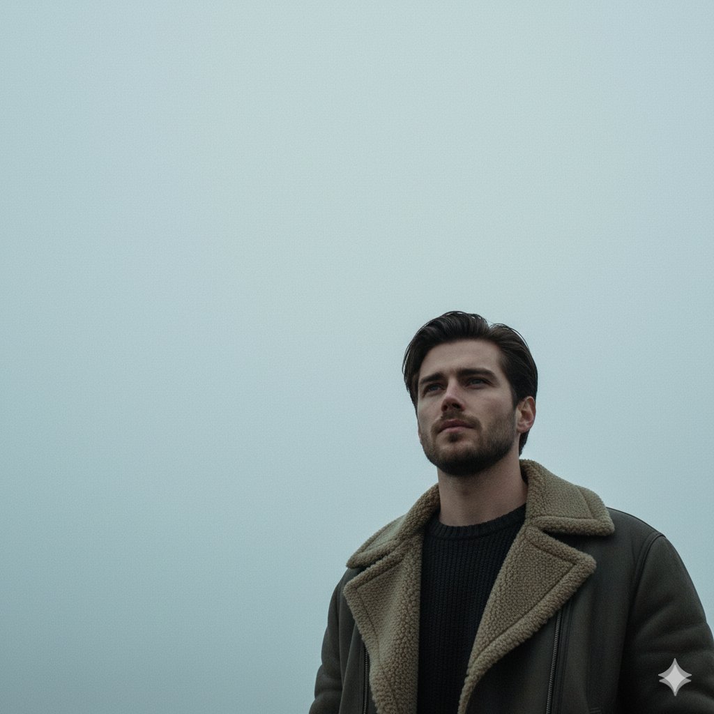Neo-Noir Sci-Fi Sky Portrait