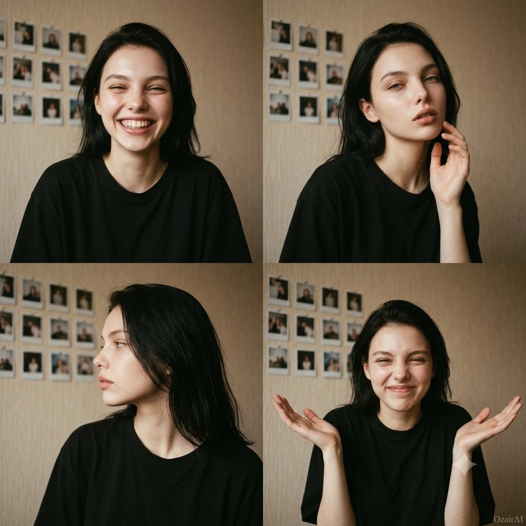 Candid Film Grain Portrait Collage