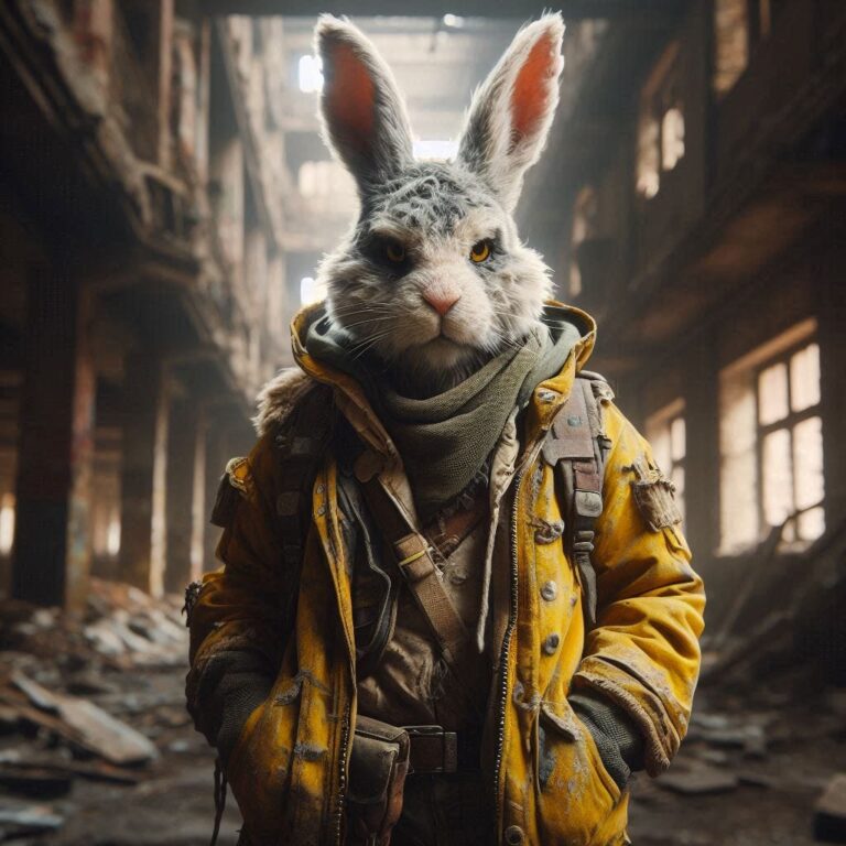 Post-Apocalyptic Survivor Animal Character Design