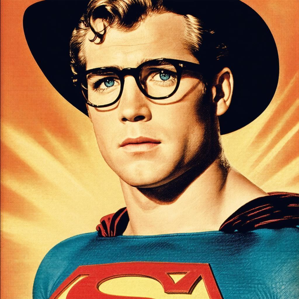 Retro Fifties Harry Kane as Superman
