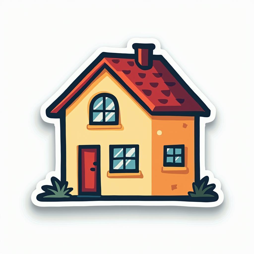 Small House in Flat Cutout Geometry