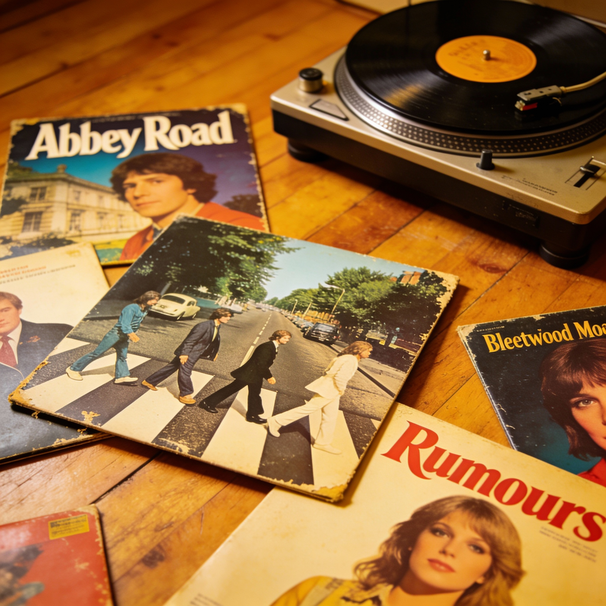 Vintage Vinyl Records Collection