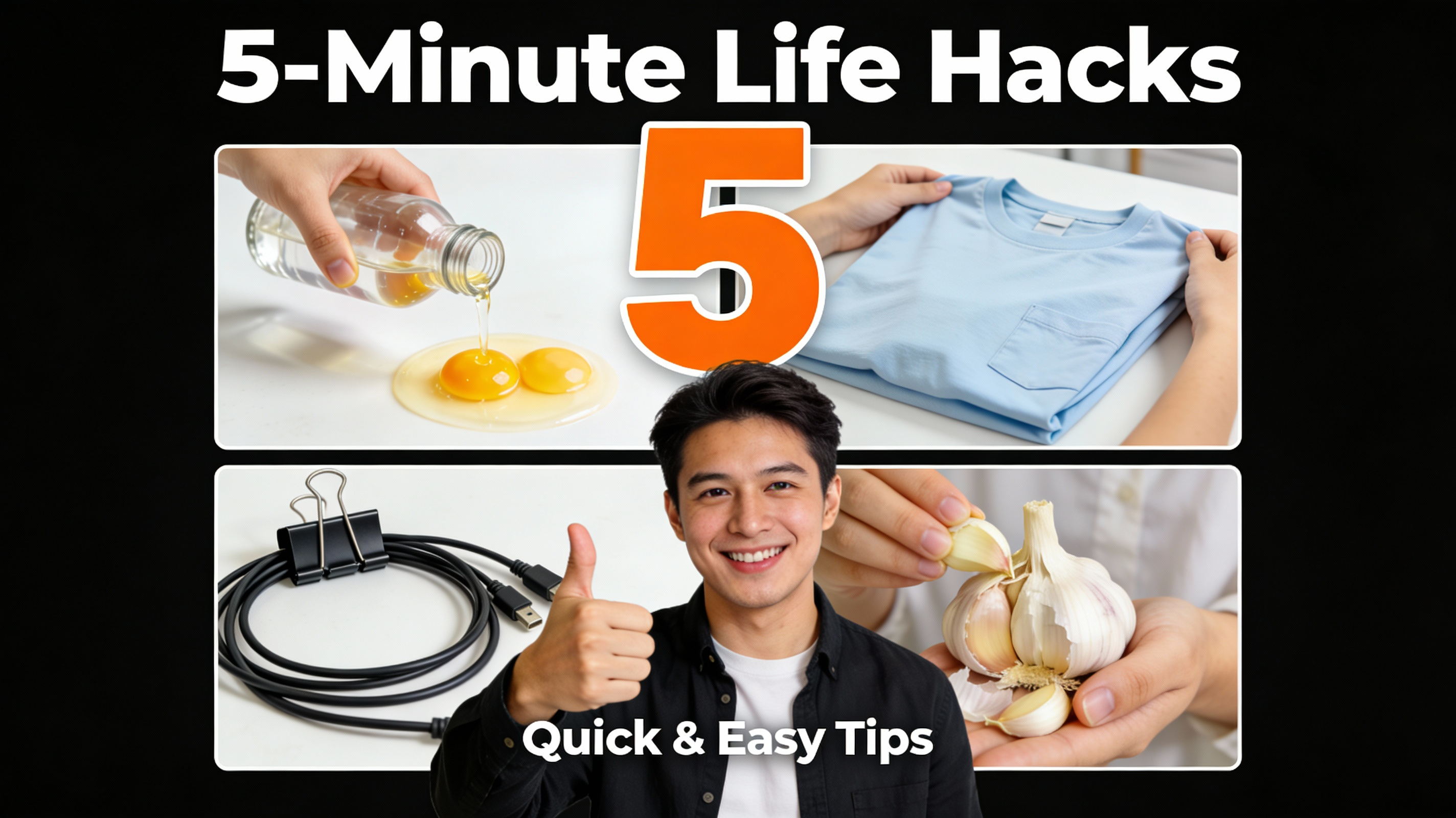 5-Minute Life Hacks Thumbnail
