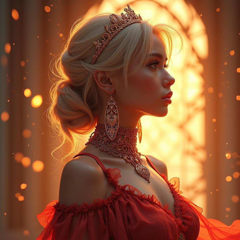 Golden Hour Emanuelle Beart Fibonacci Dreamscape