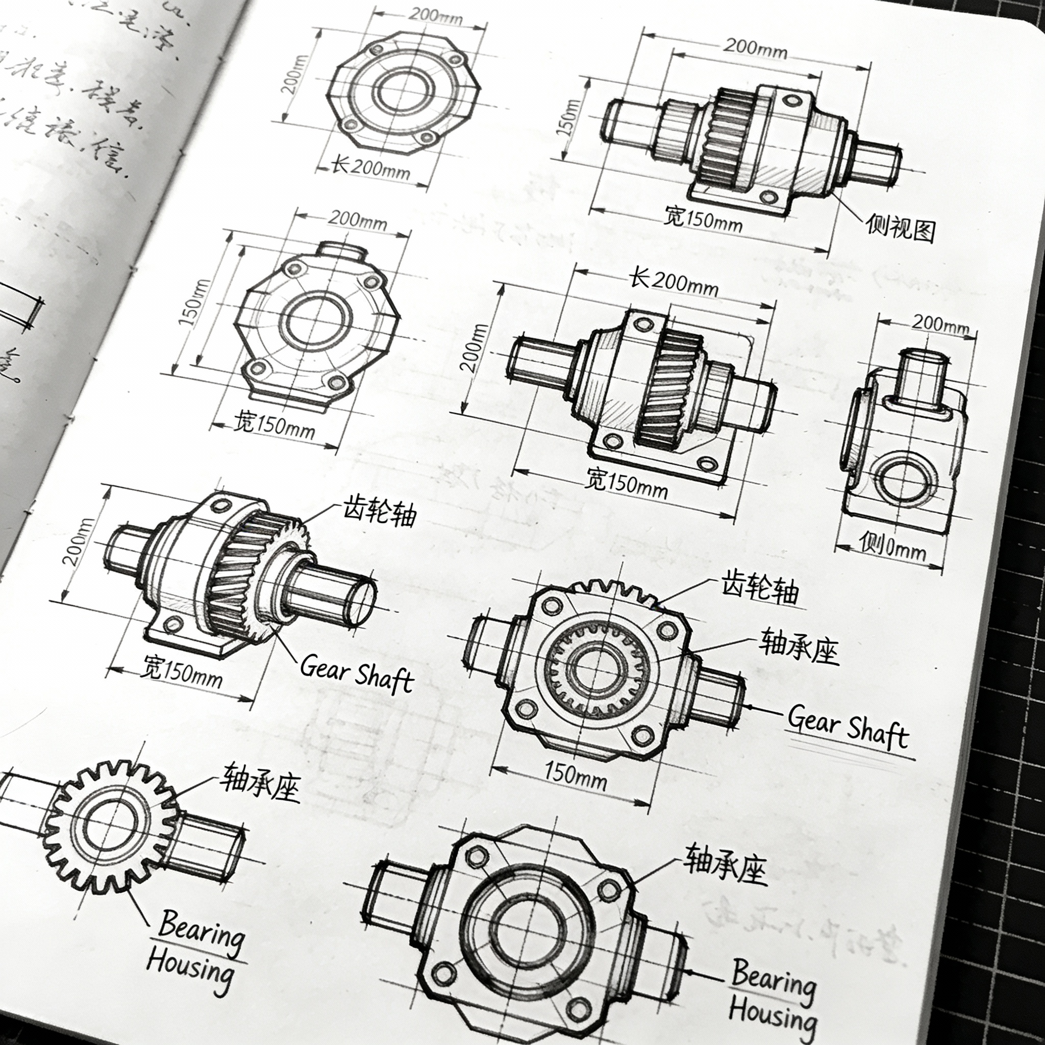 Mechanical Design Sketch Notes