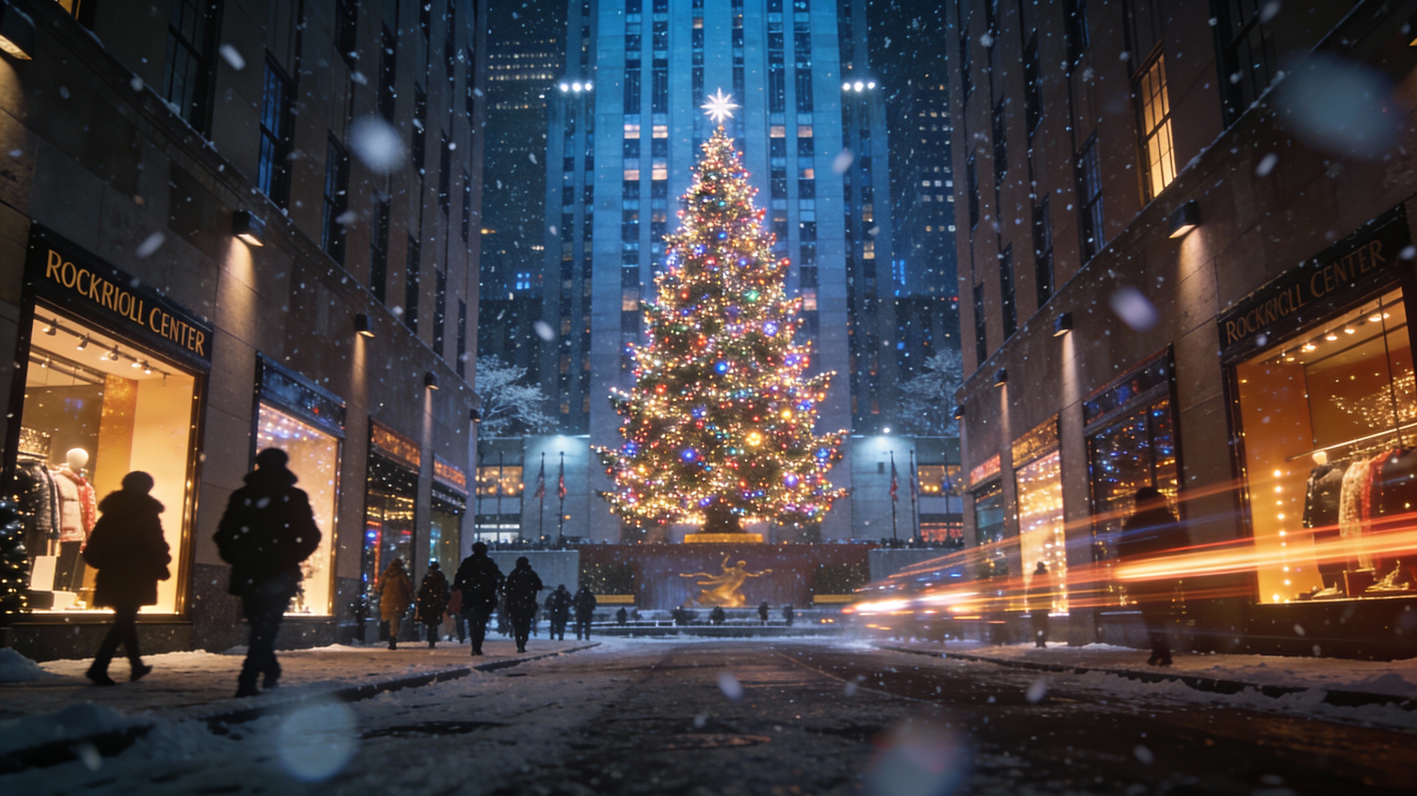 NYC Christmas Night