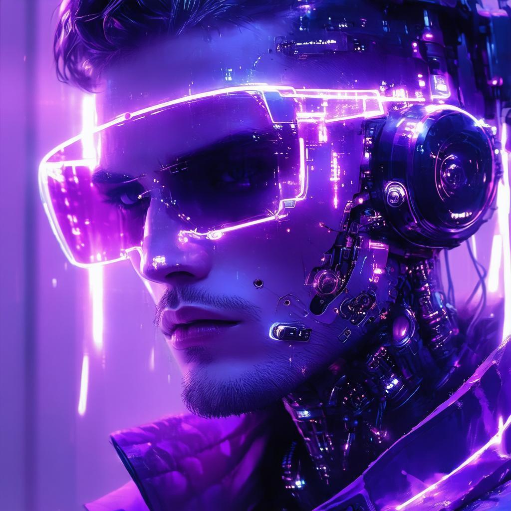 Neonpunk Smunchlax With Bioluminescent Cyber Accents
