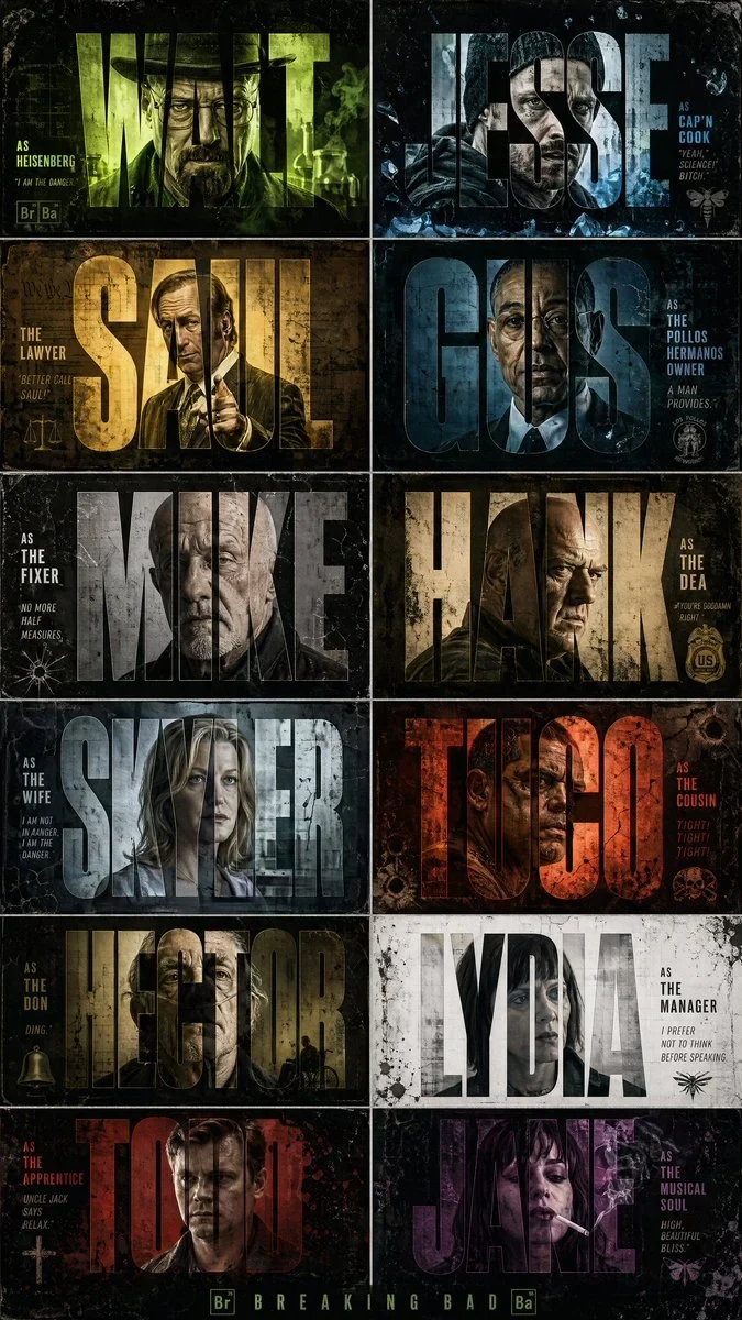 Created high-comparison, film graphic design posters inspired by the TV show "The Deadly Poison"