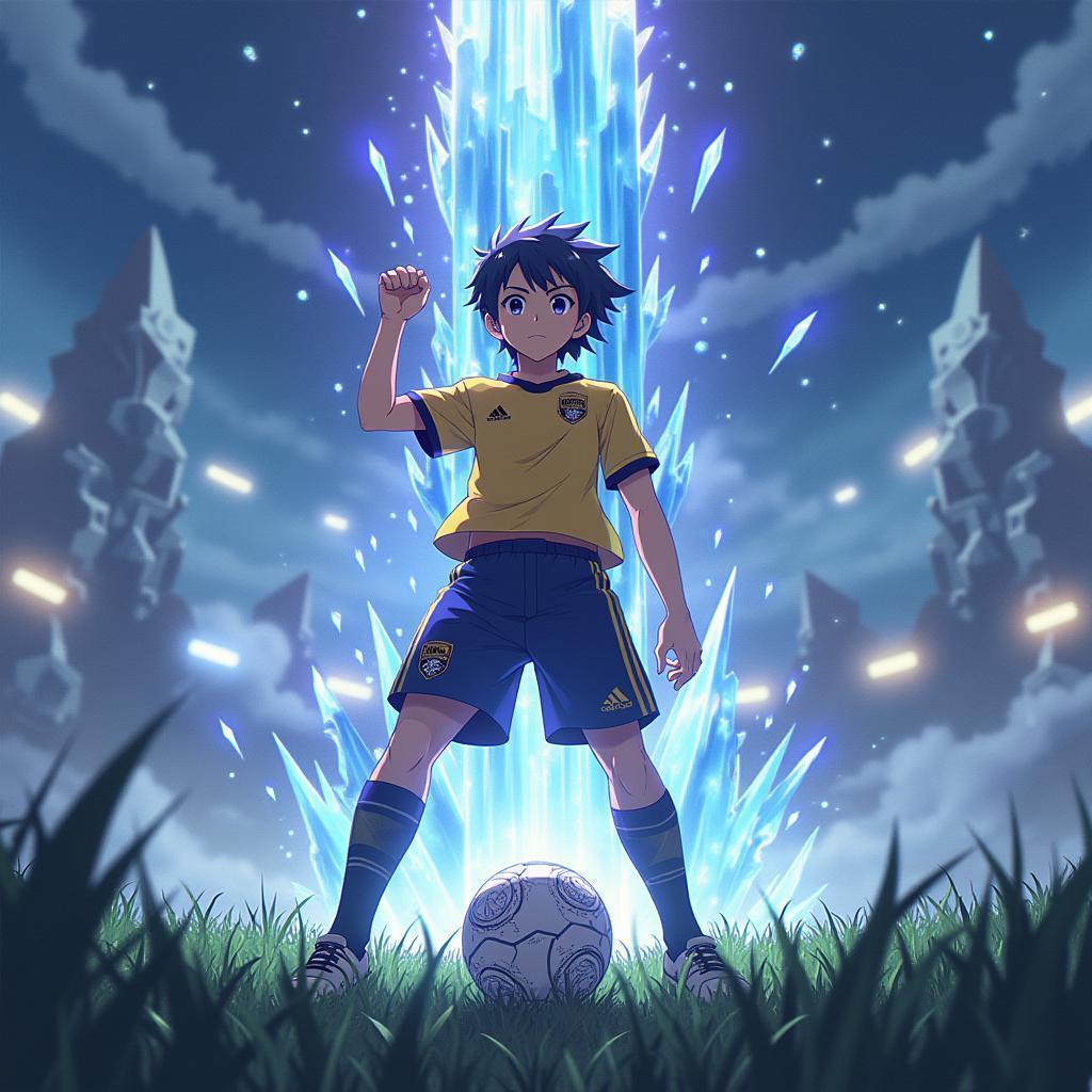 Inazuma Eleven Hero With Rune Glowing Ball