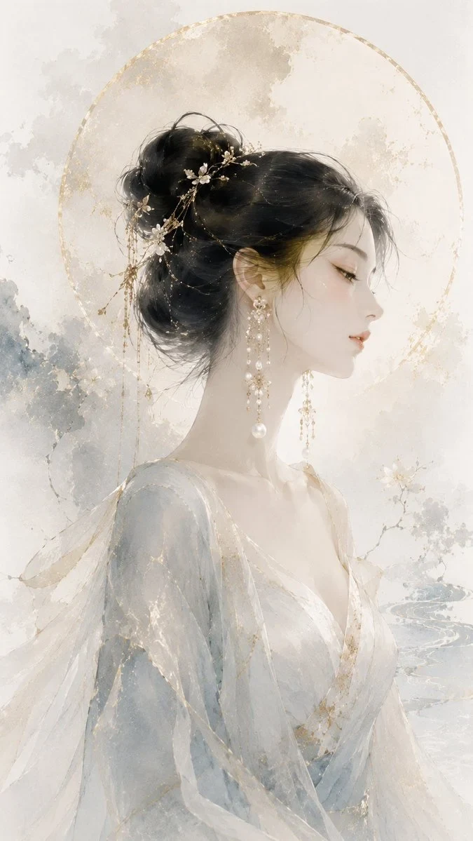 Please generate a 9:16 vertical, original Eastern Jewellery Visual poster.