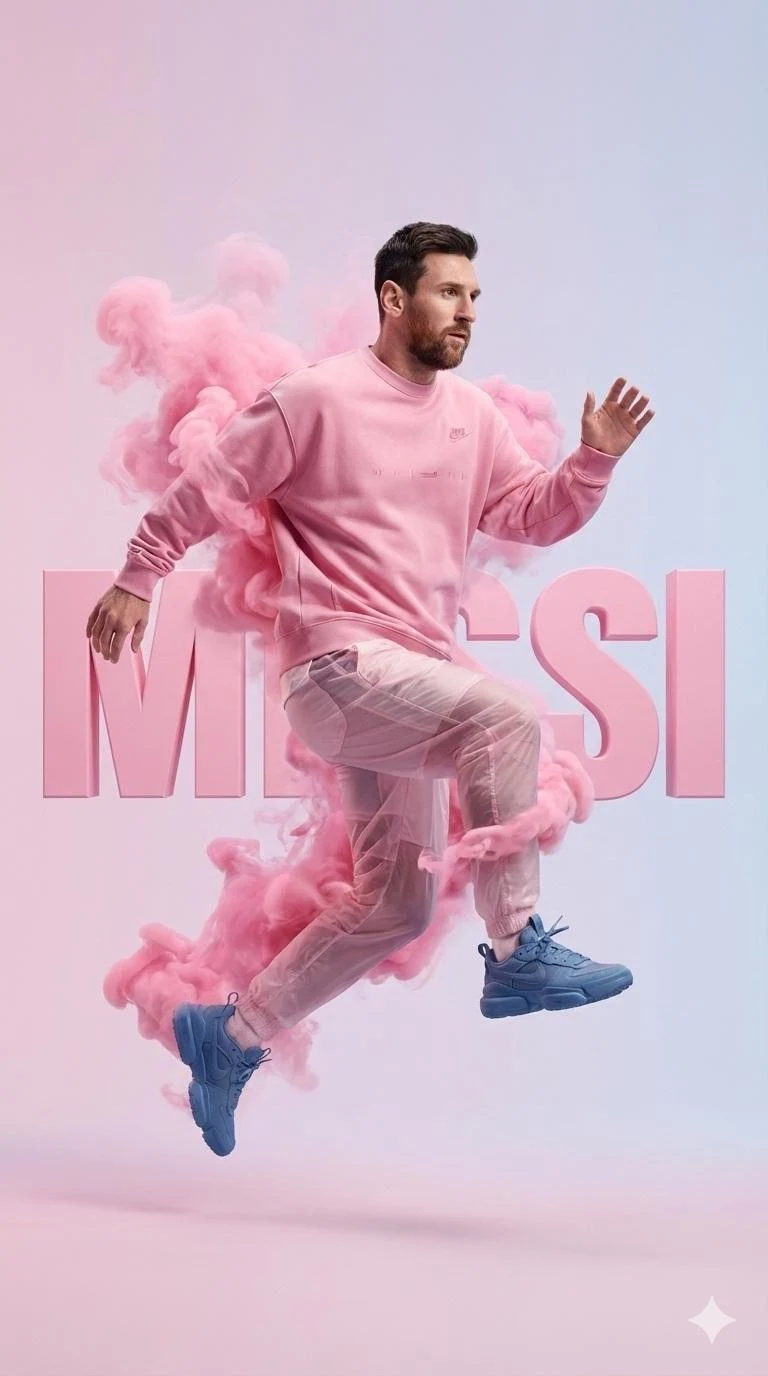 A Hyper-Realistic Studio Photograph of a Male Athlete Mid-Air as If Running