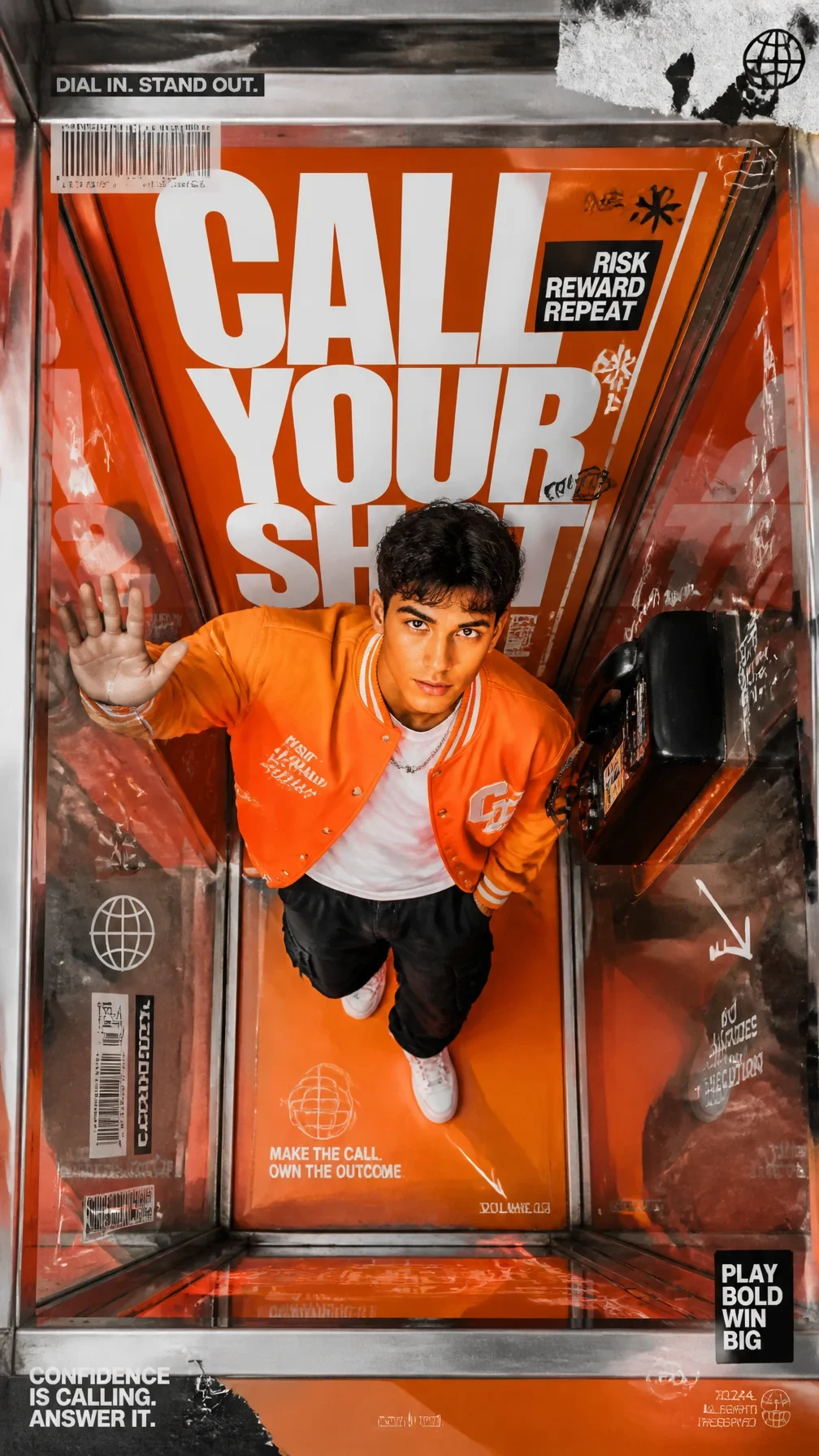 Premium 9:16 Streetwear Editorial Advertising Poster
