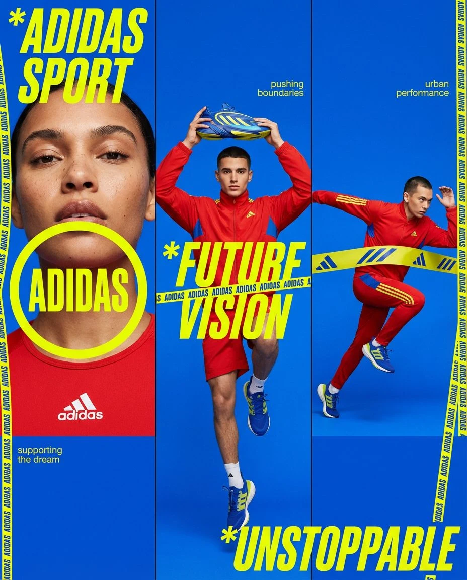 Dynamic Brand Triptych Editorial