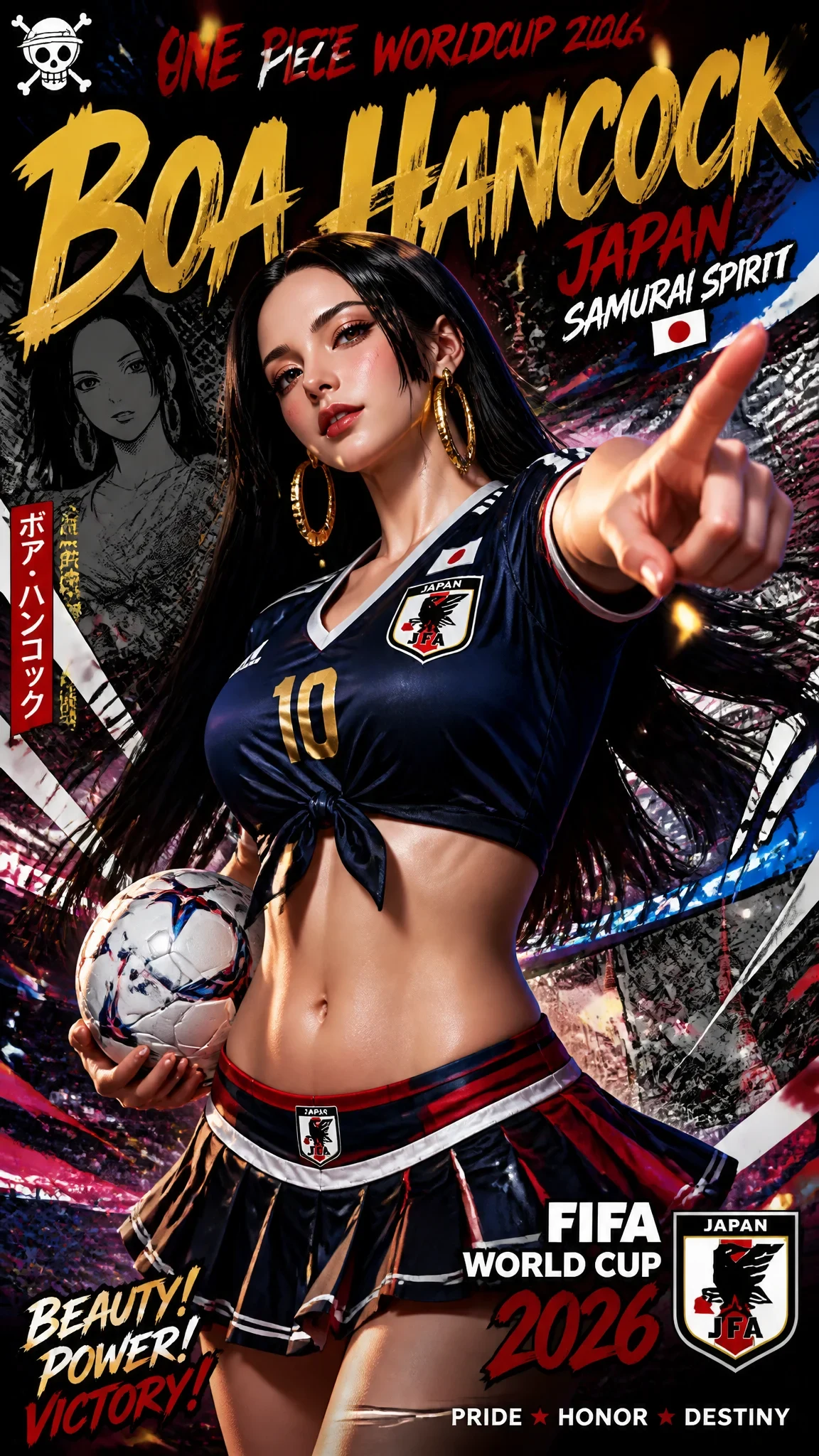 A high-impact portrait of the pirate queen in modern Comic Book 2026. Hey, ty.