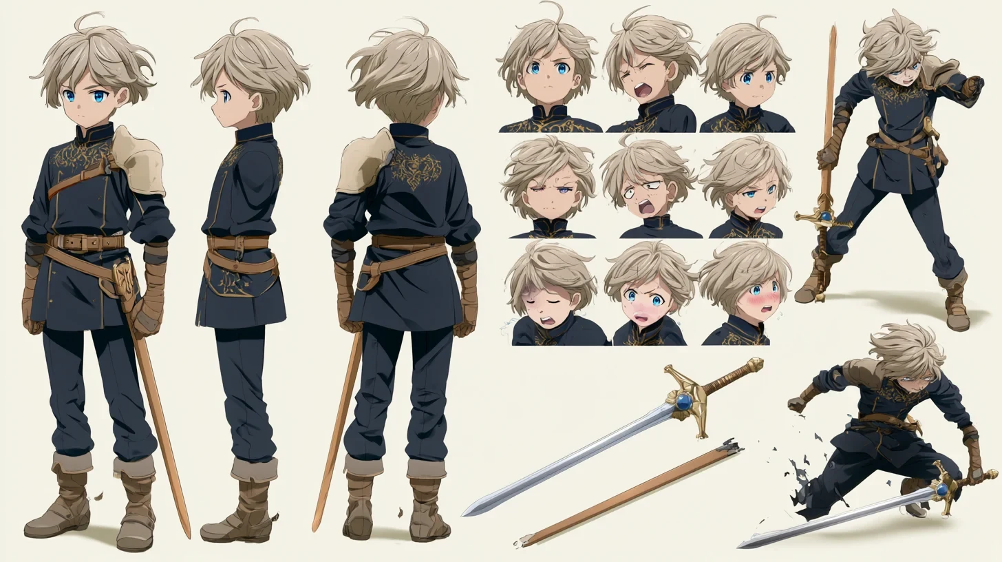 THE LOST CENTURYDARVEN VALDRAKEMASTER CHARACTER REFERENCE SHEET16:9 HORIZONTAL