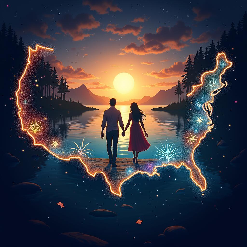 Enchanted Fifty States Journey Dream Logo