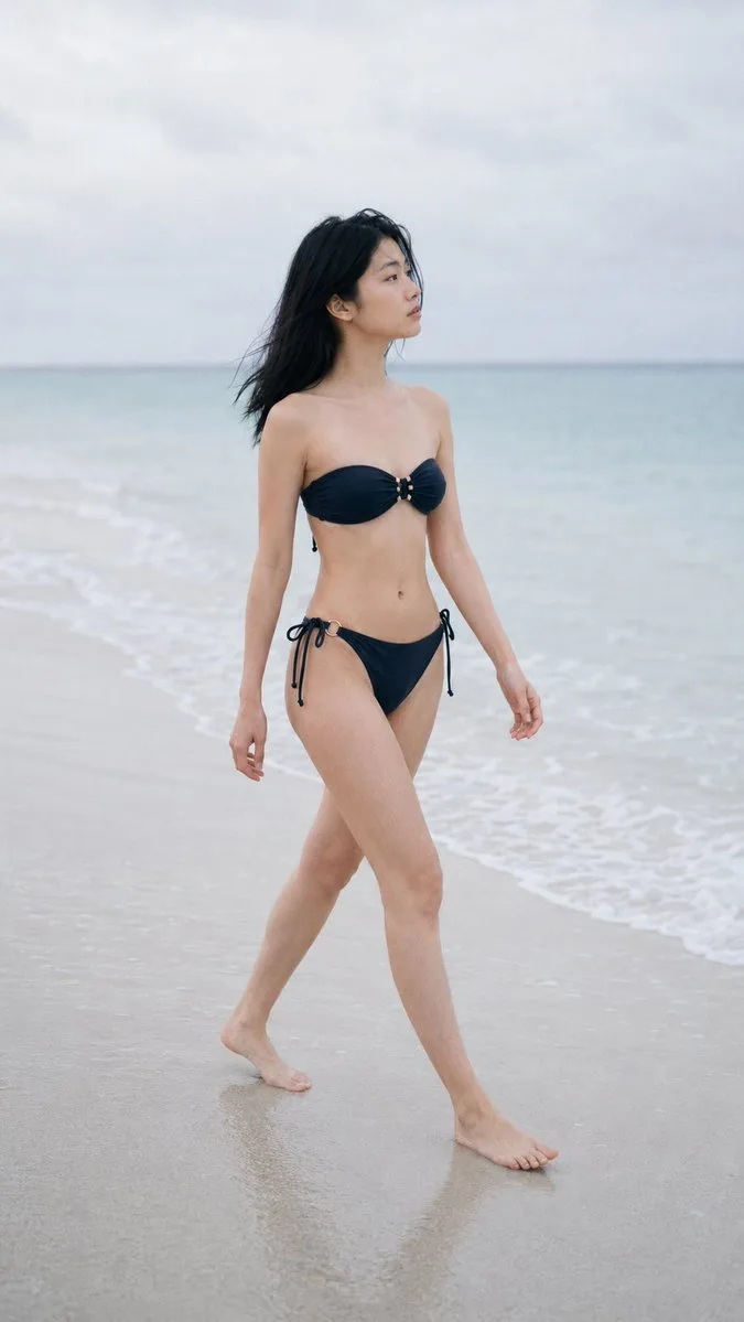 Early Morning Swimwear Magazine Spread