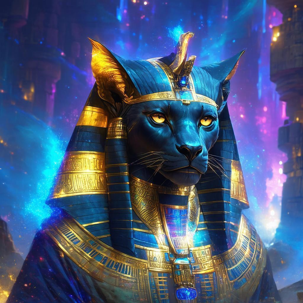 Ethereal Androsphinx in Detailed Matte Painting