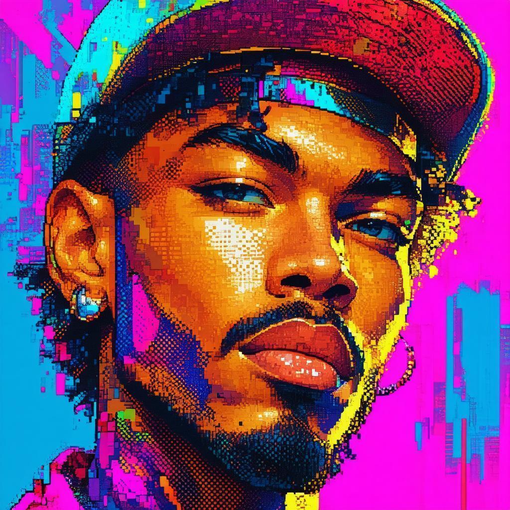 Jreg Portrait in Retro Eight Bit Color