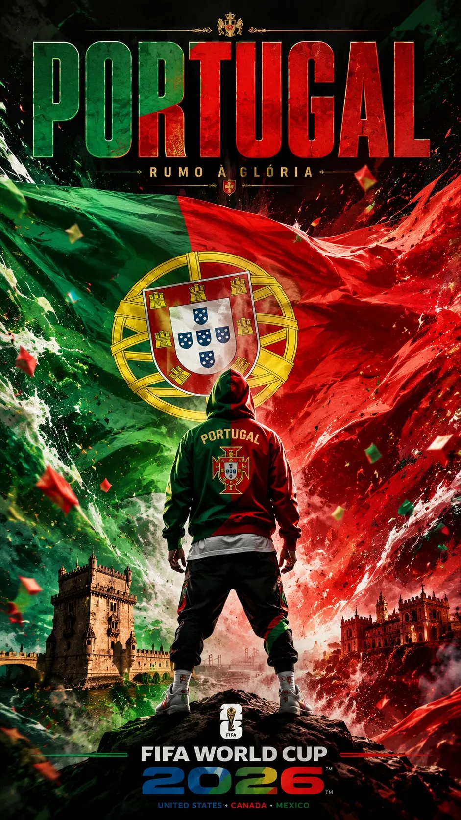 World Cup 2026 National Flag Poster Series
