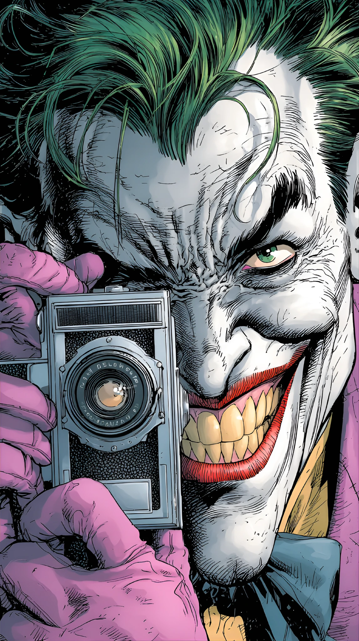 Joker Camera Close Up Comic