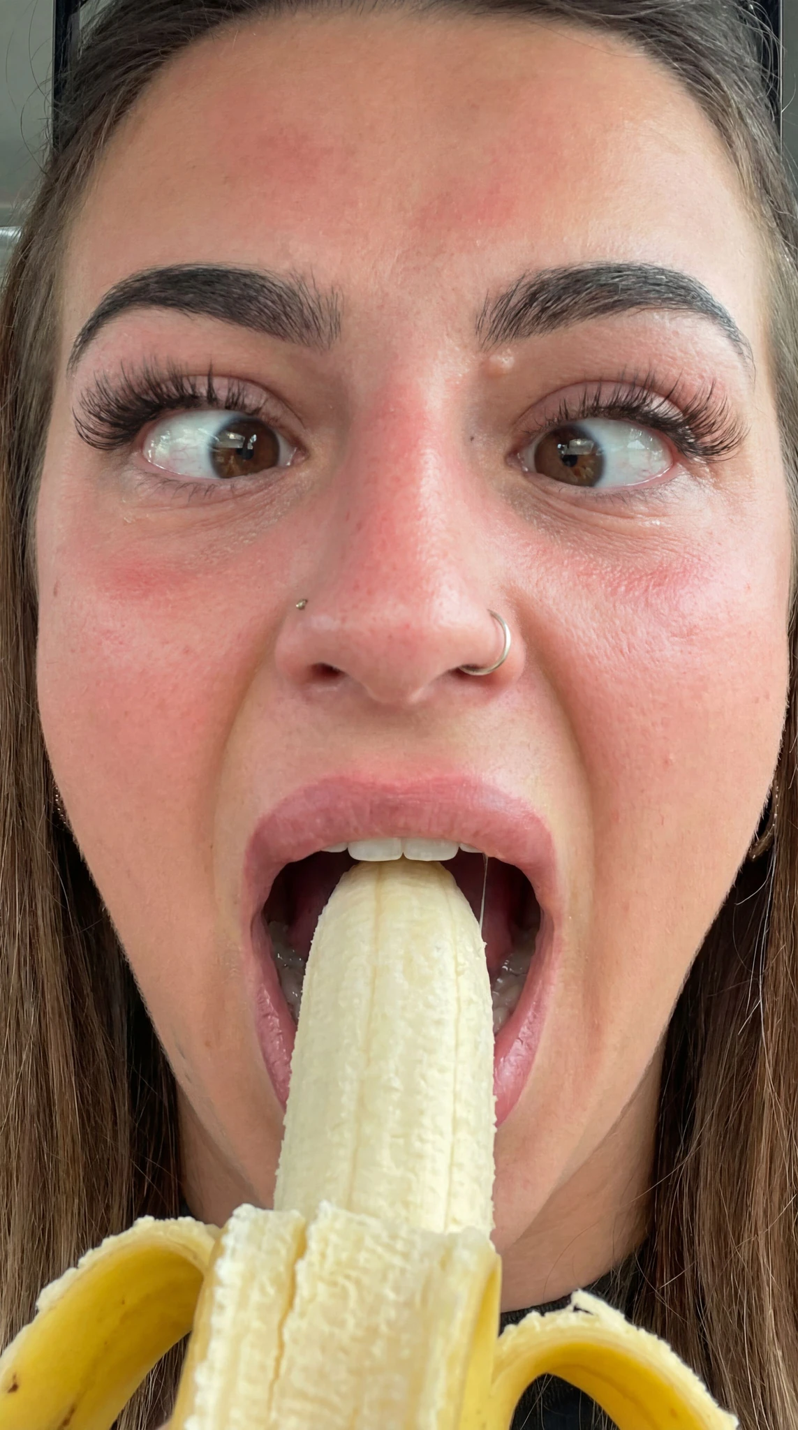 Mouth Gag Close Up Portrait