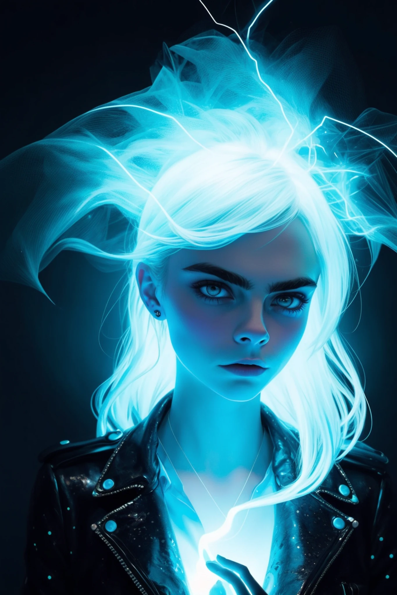 Cara Delevingne Ghost Portrait