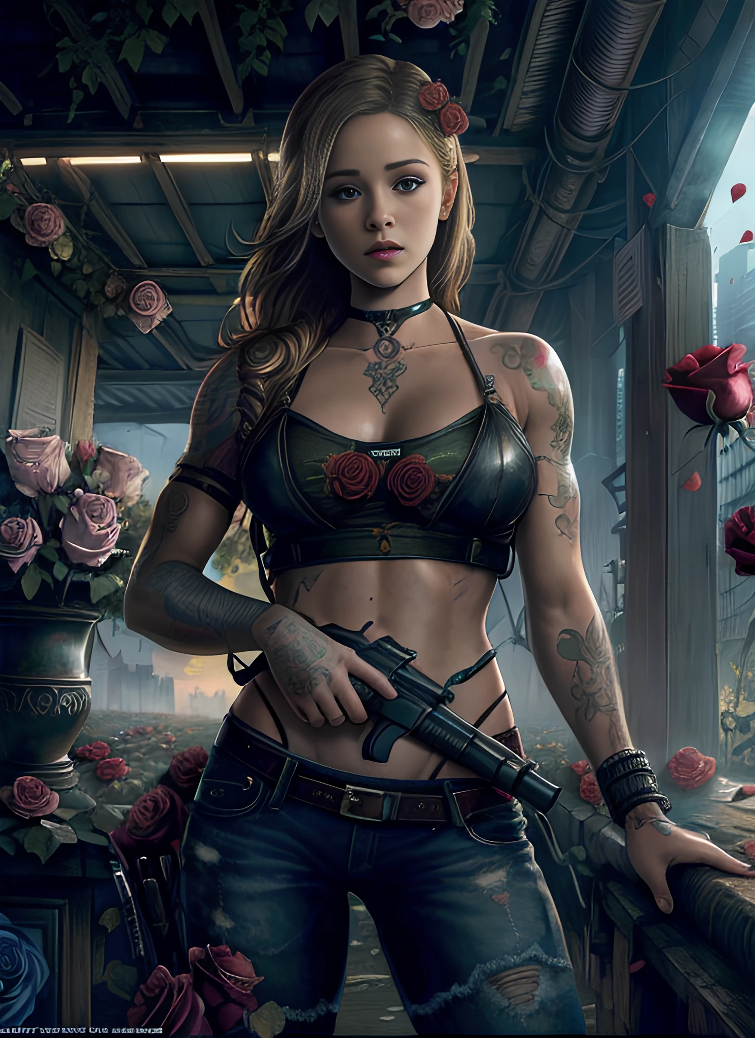 Portrait of a post apocalyptic survivor
