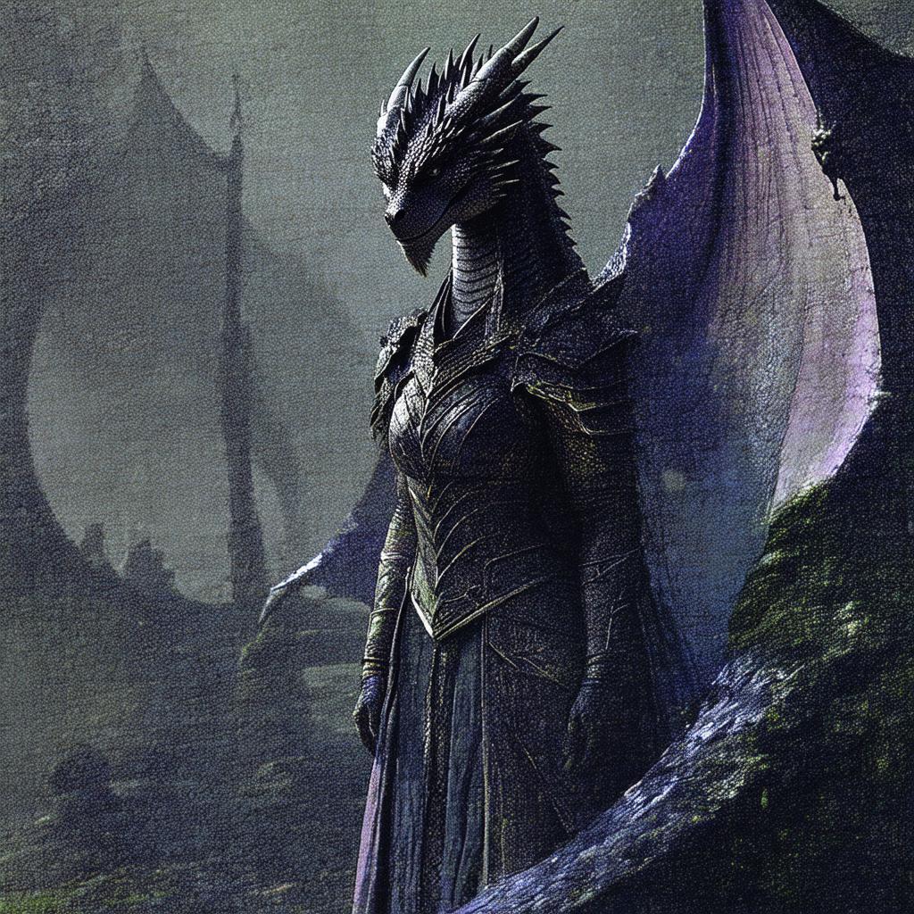 The Mother of Dragons in Grainy Epic