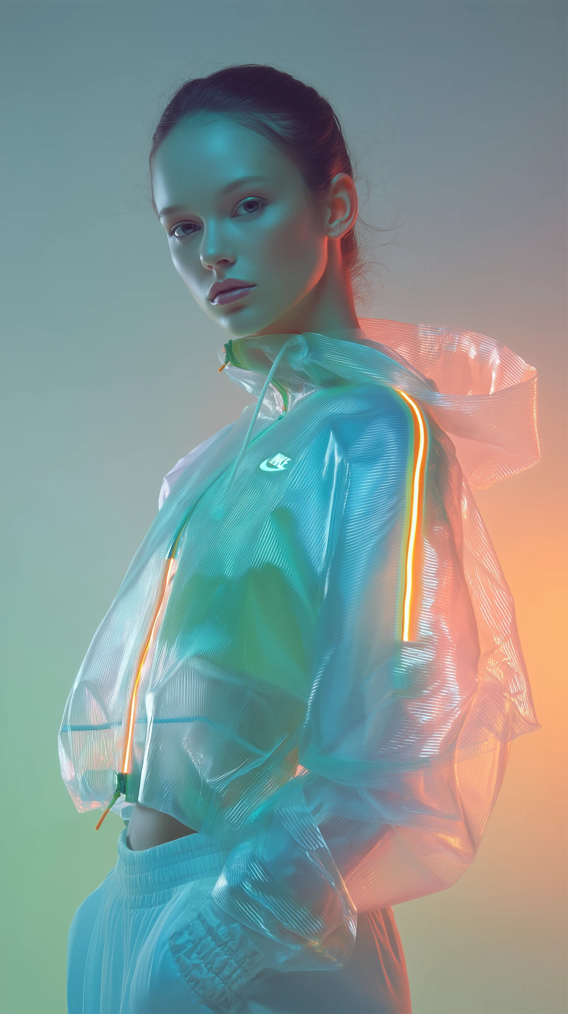 Futuristic Fashion Female Aerogel