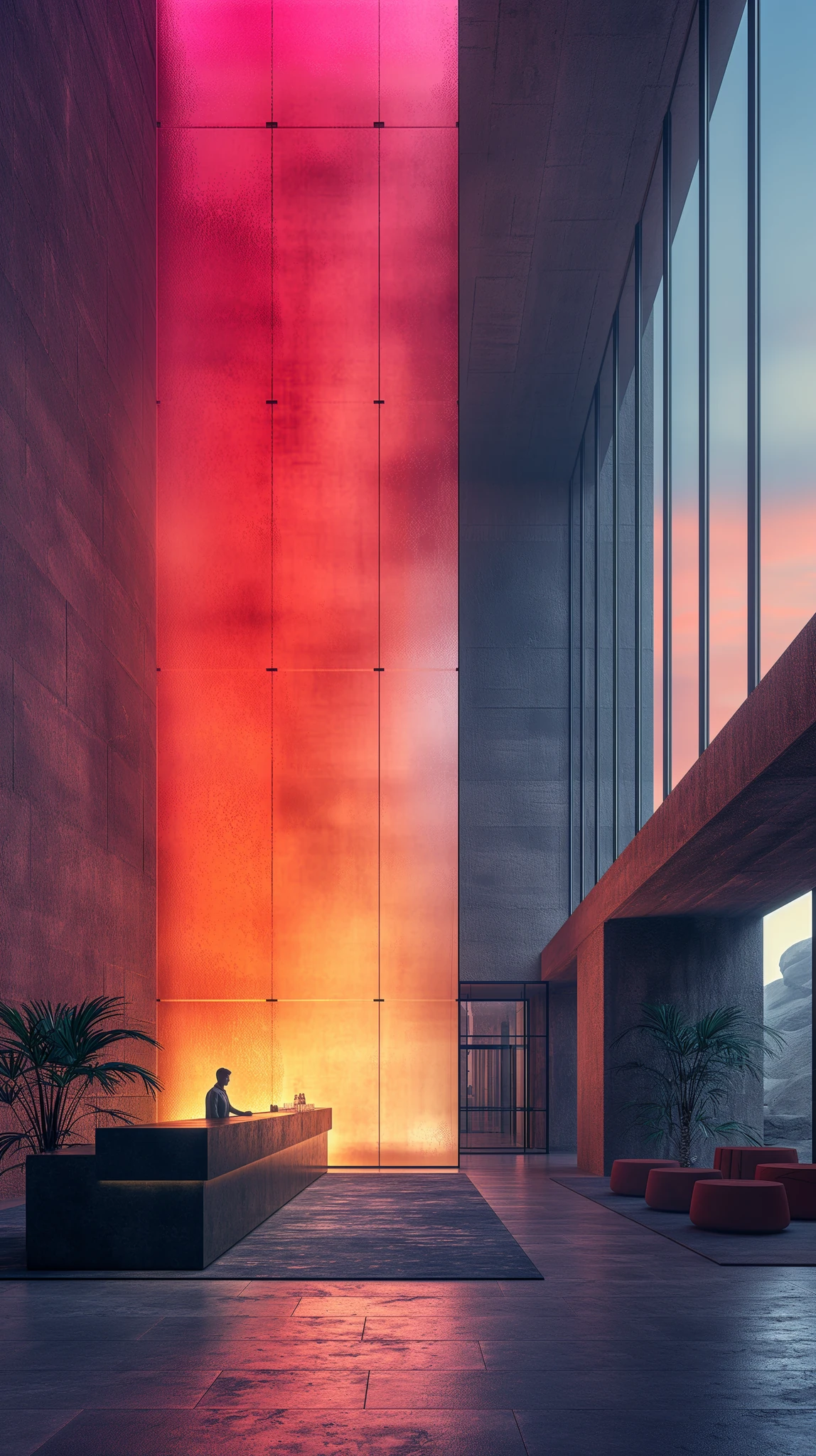 Hotel reception