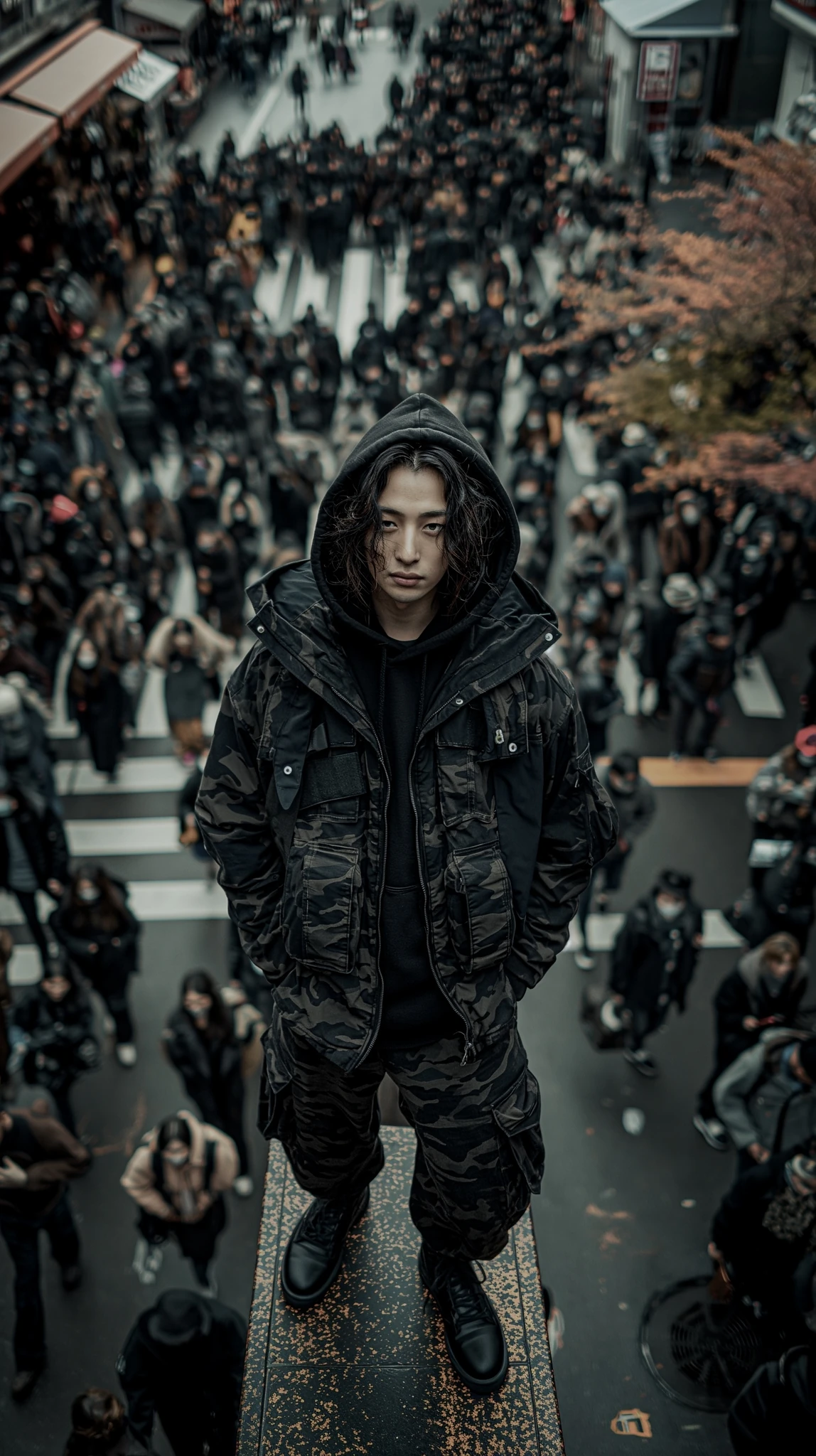Korean Model Shibuya Crosswalk