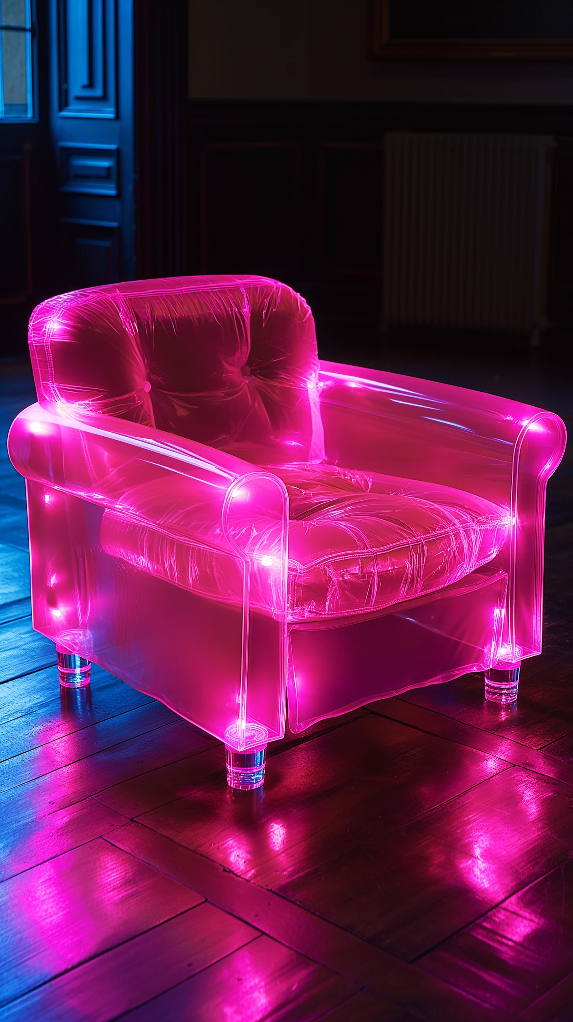 Fluffy couch