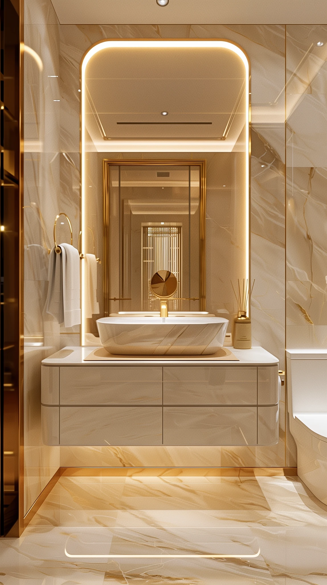 Luxury Bathroom Marble Sink