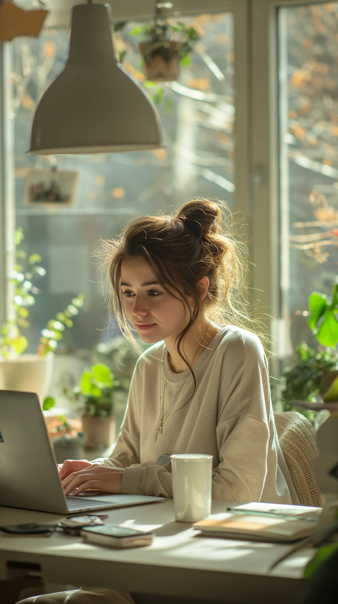 Woman Workspace Designer Minimalist