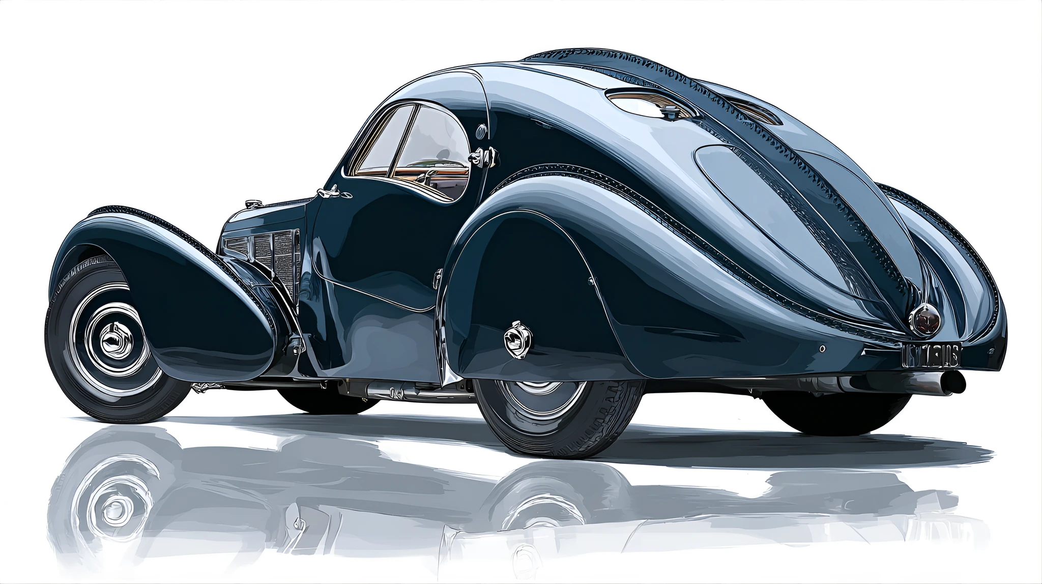 Bugatti Classic Car Clipart