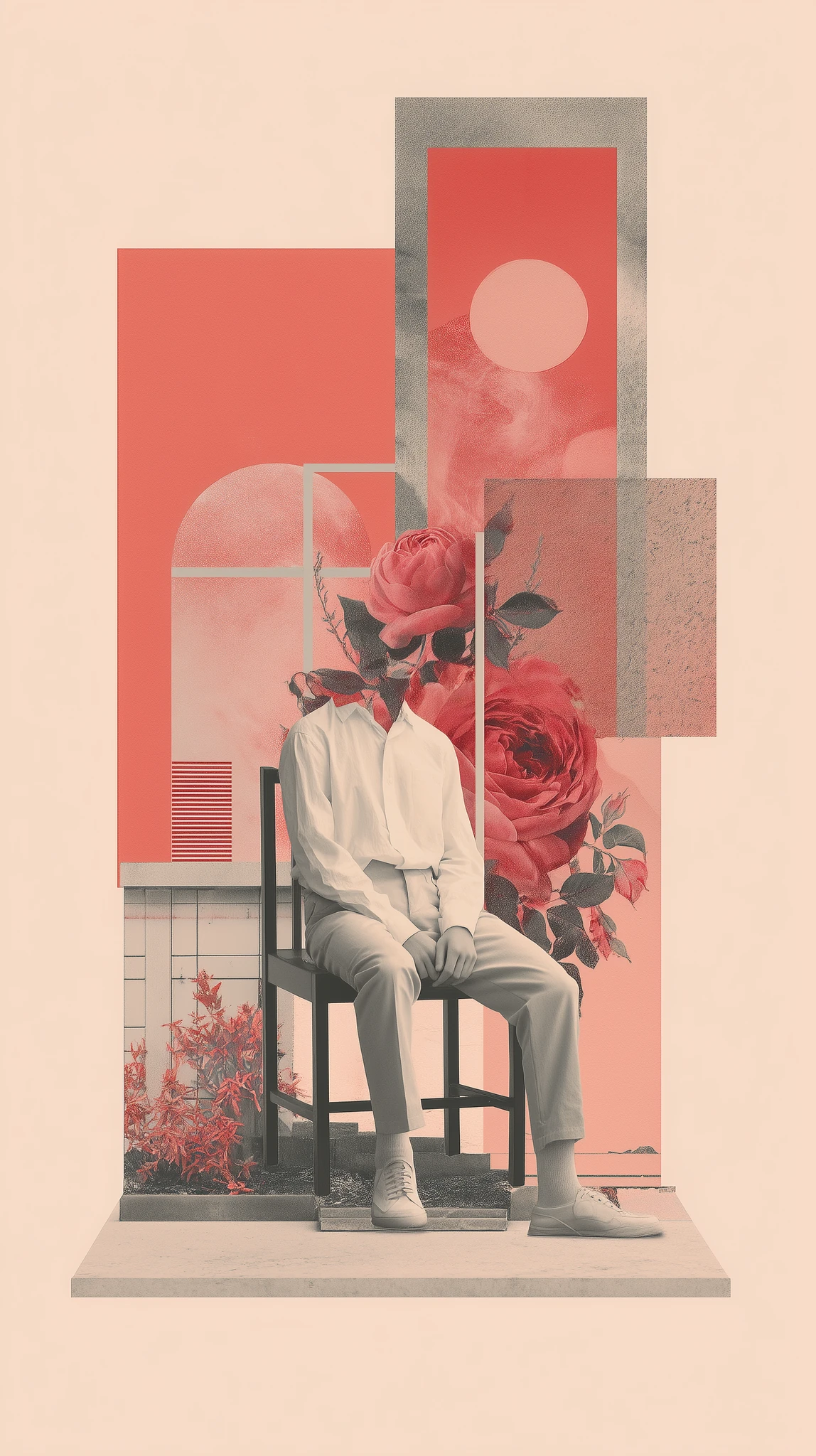 Boy Blooming Chair Surreal