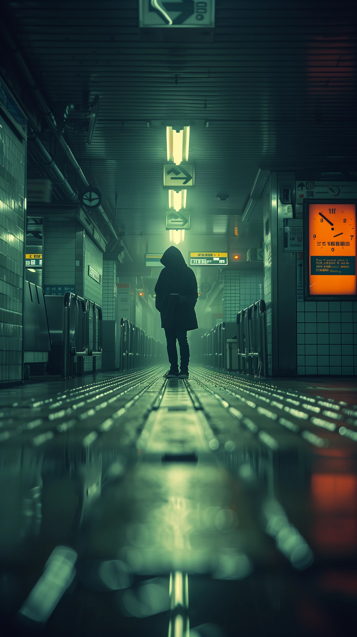 Person Subway Station Light